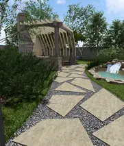 3D визуализация и создание видео прогулки по проектируемому участку - 6